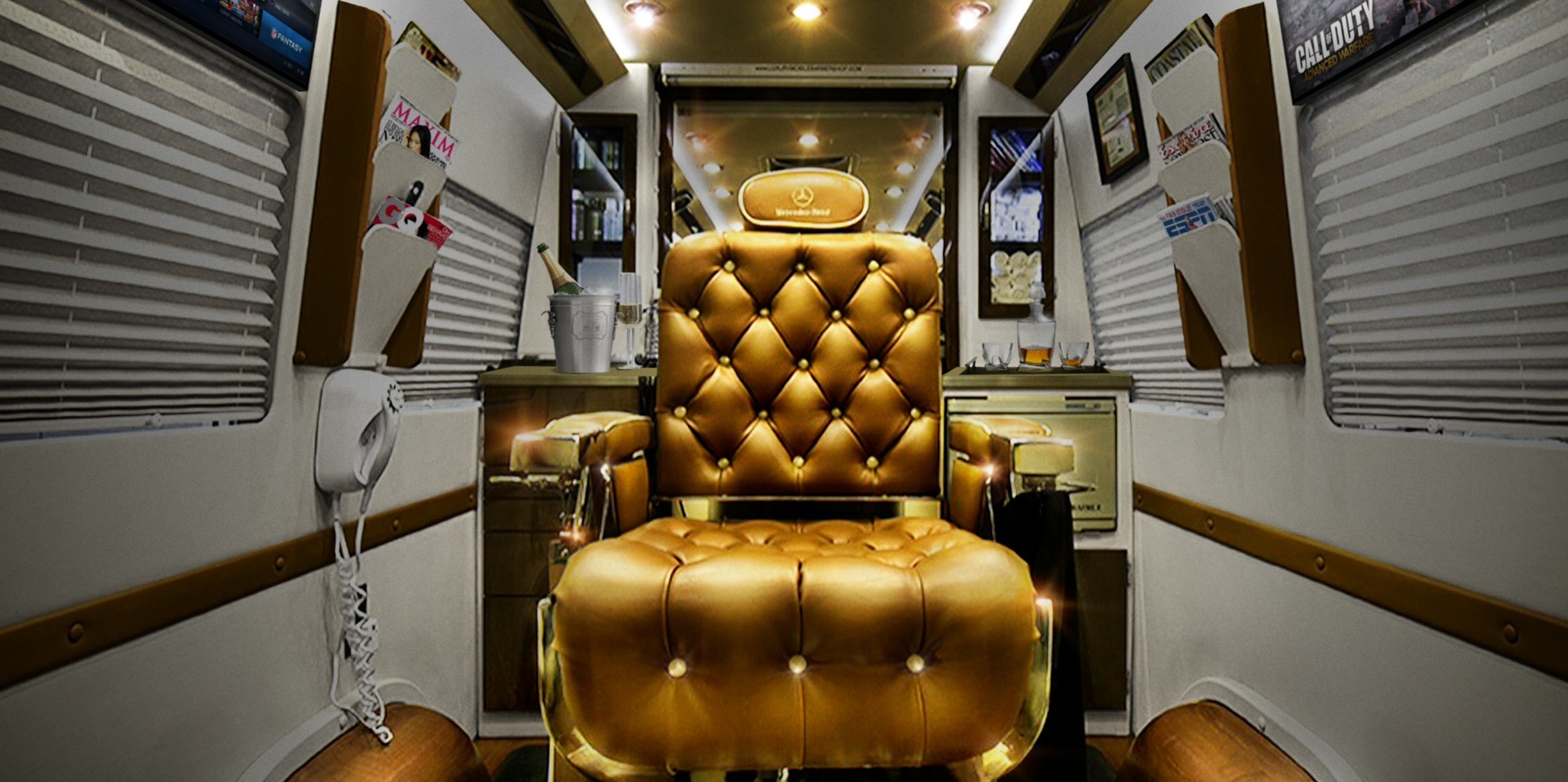 Mobile Barber Van